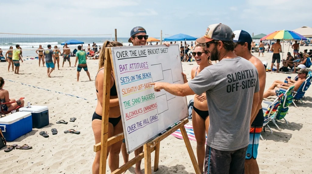 Over the line team names